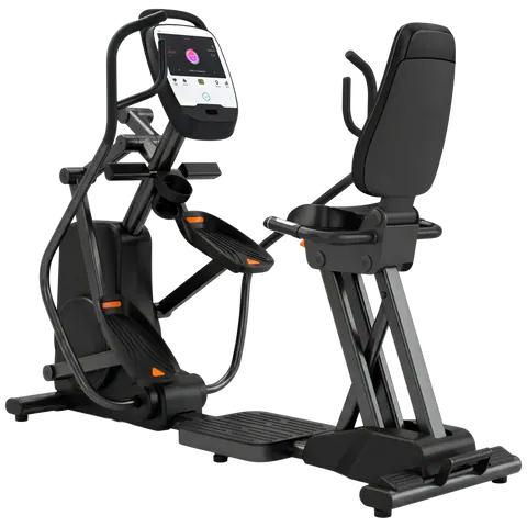 French Fitness SE420T Recumbent Seated Elliptical w/10" Touch Console (New)