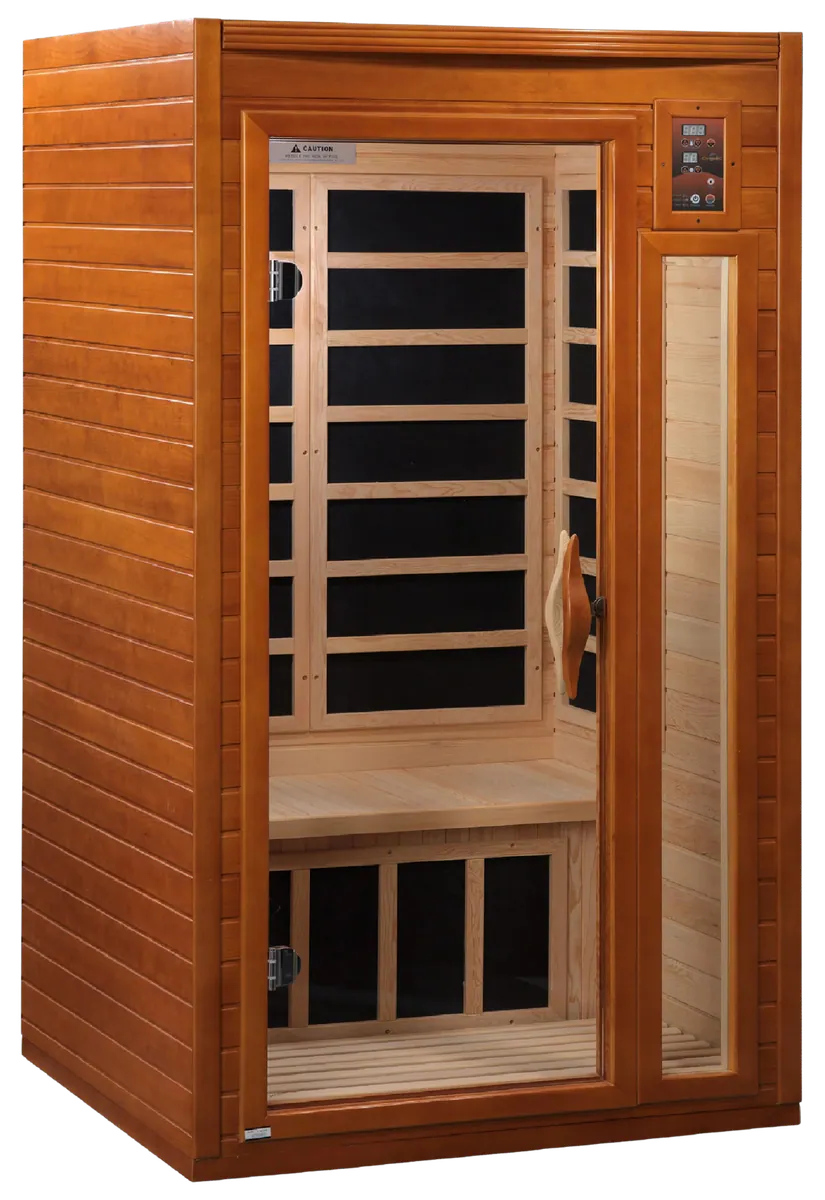 GoldenDesigns DYN-6106-01 Elite Dynamic Barcelona Elite 1-2 Person Ultra Low EMF Far Infrared Sauna (New)