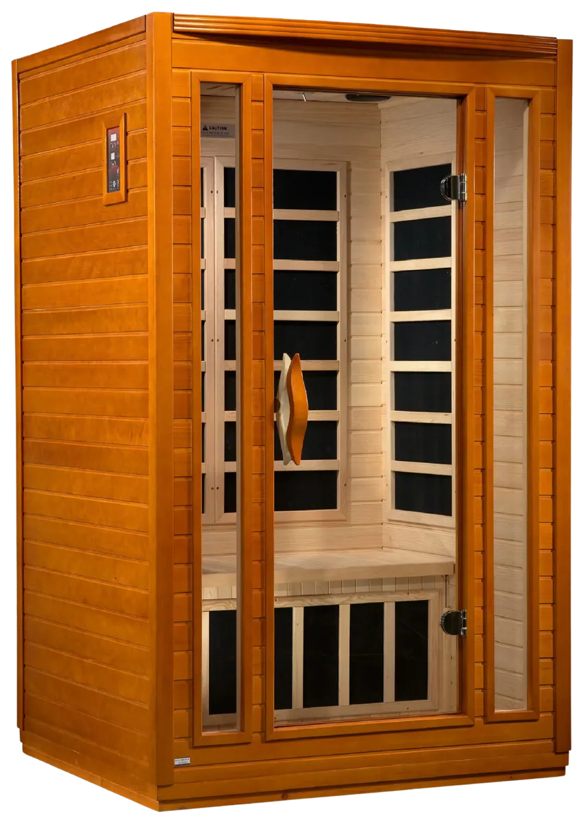 GoldenDesigns DYN-6206-01 Elite Dynamic San Marino Elite 2-person Ultra Low EMF FAR Infrared Sauna (New)