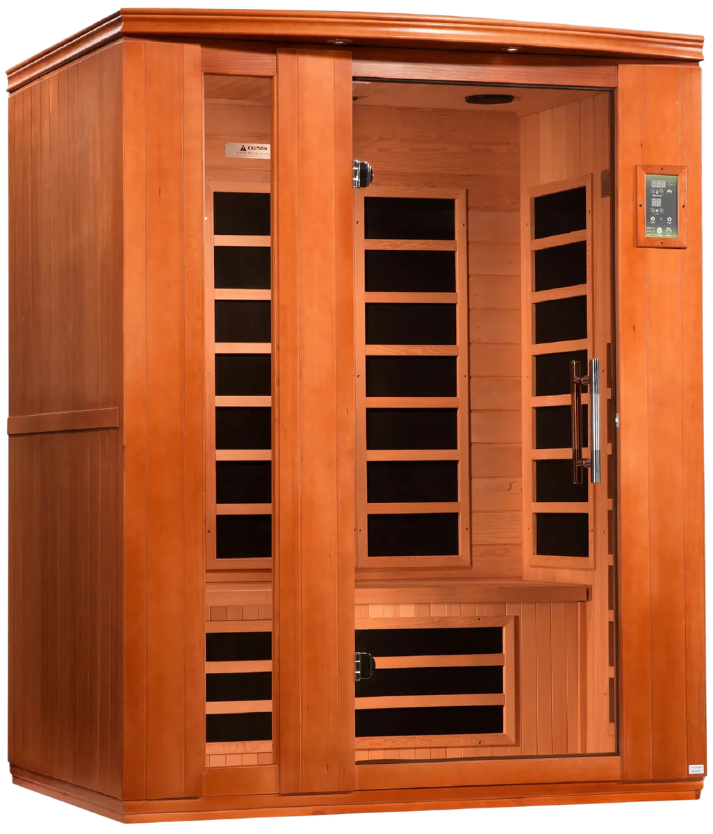 GoldenDesigns DYN-6336-02 Dynamic Lugano Low EMF Far Infrared Sauna (New)