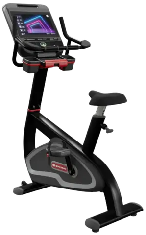 Star Trac 8 Series Upright Bike w/16" Embedded Display - Black (New)